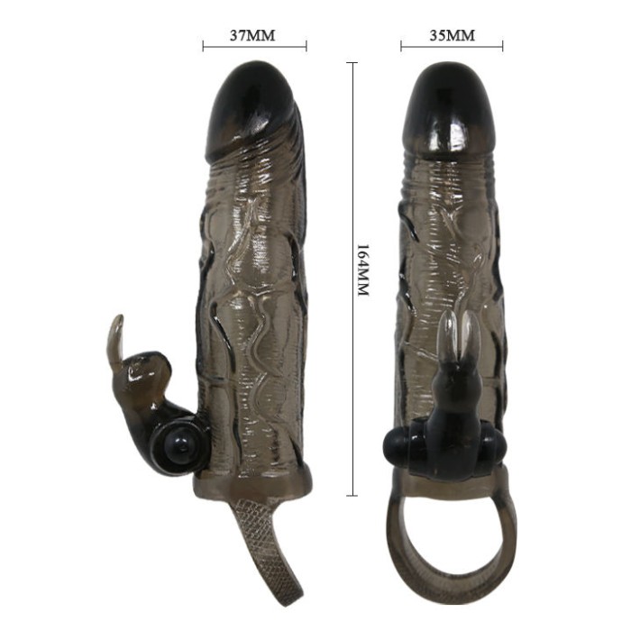Extensie Penis 16.5 Cm Cu Iepure 3