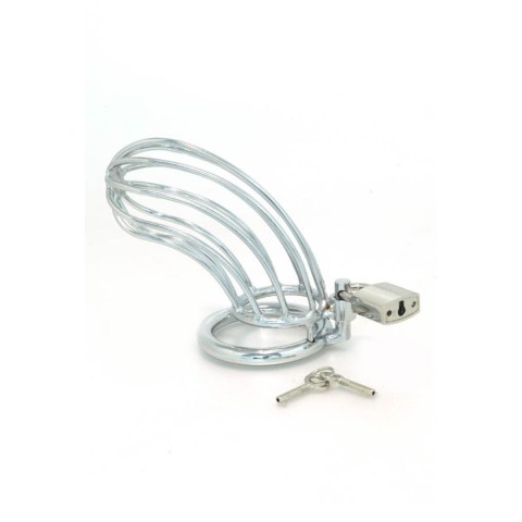 Accesorii sexuale, Cusca Pentru Penis/ Dispozitiv De Castitate Penis Cage, Metalic, pasiune.ro