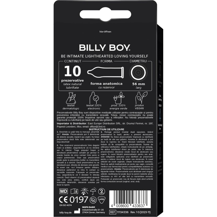Prezervative Billy Boy Feel It 10 Buc 3