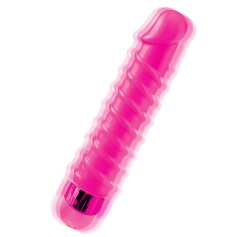 Vibratoare Clasice, Vibrator Candy Twirl Massager, Roz, 16.5 Cm, pasiune.ro
