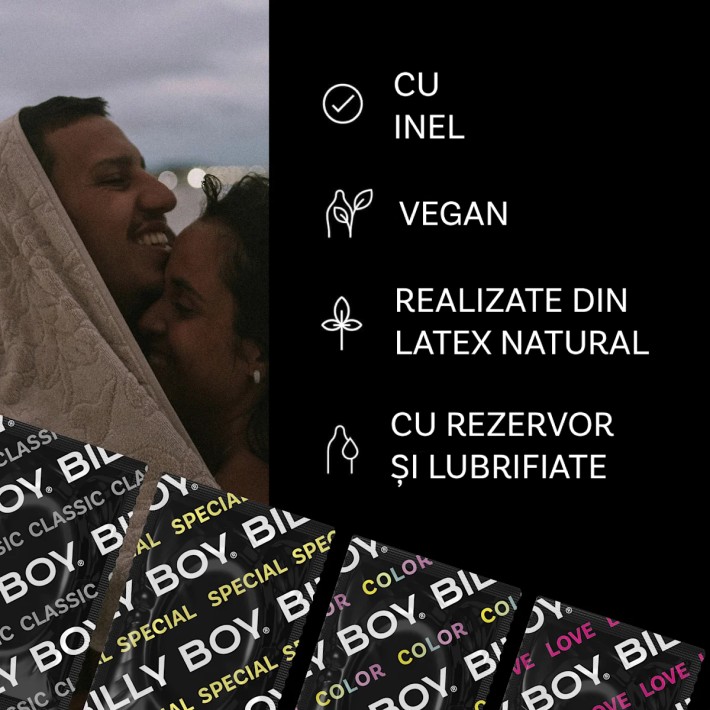 Prezervative Billy Boy All Pleasure 40 Buc 5