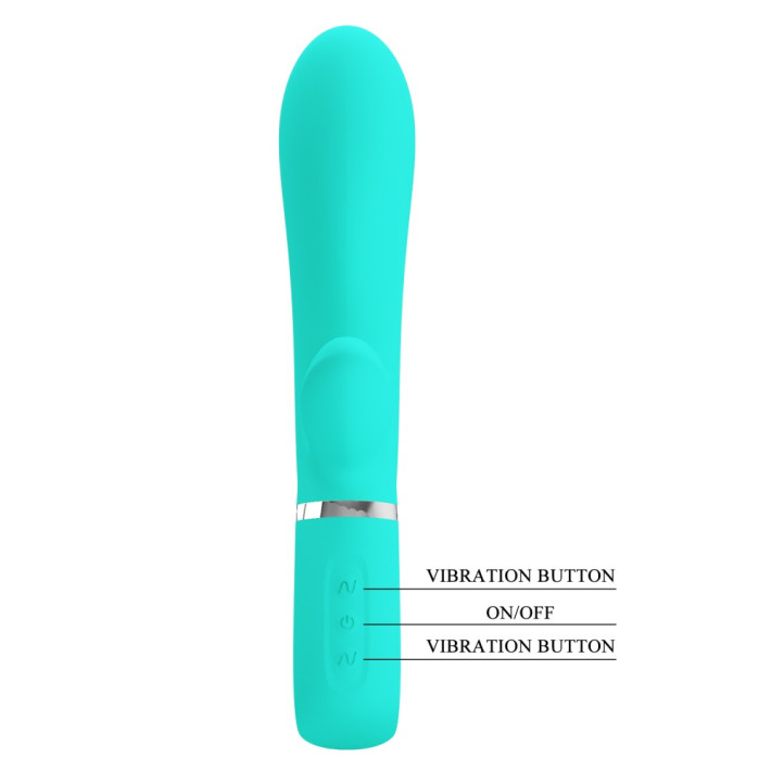 Vibrator Rabbit Thomas, Verde, 20.5 Cm 11