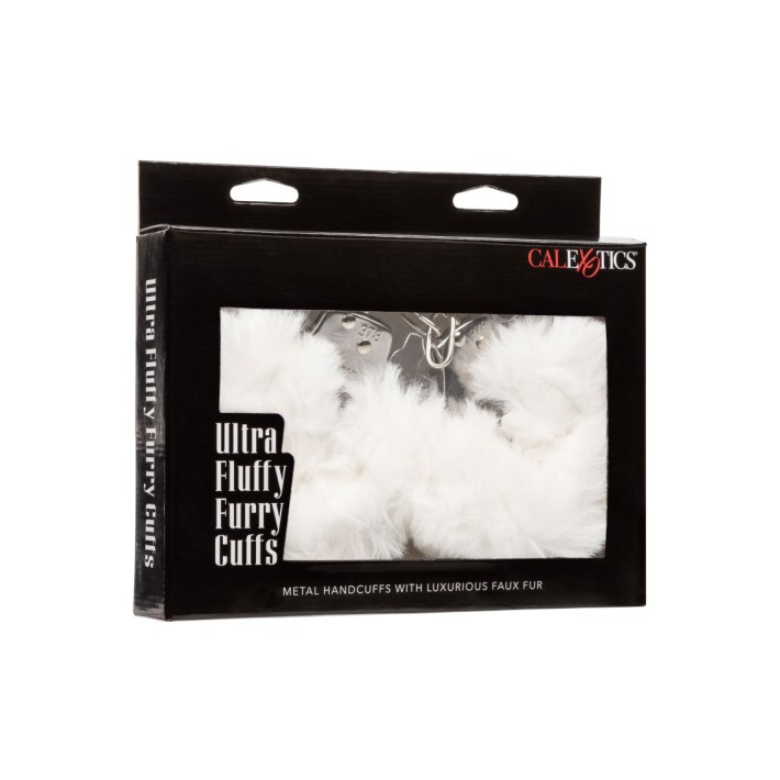 Catuse Pufoase Fluffy Furry Albe 4