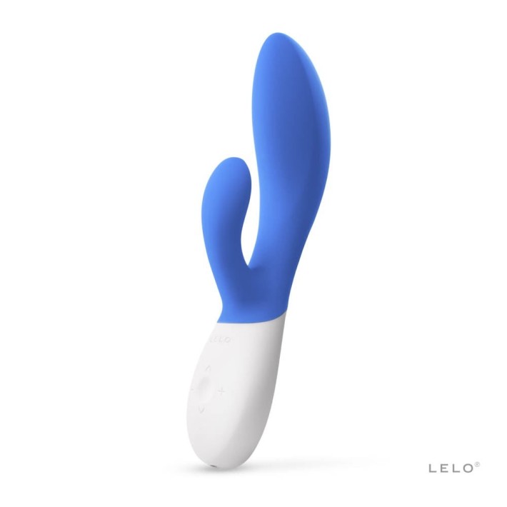 Vibrator Rabbit Ina 2, Albastru, 20 Cm 5