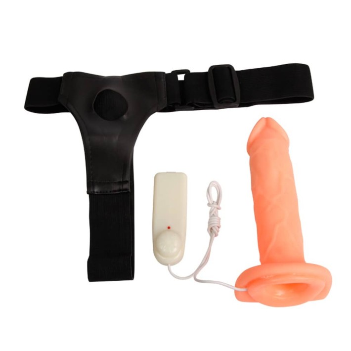 Strap-on/extensie Penis Cu Vibratii Ultra Passionate, Natural, 17 Cm 14