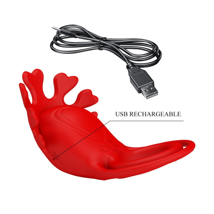 Inel Penis Cu Vibratii Ruben, Rosu 9