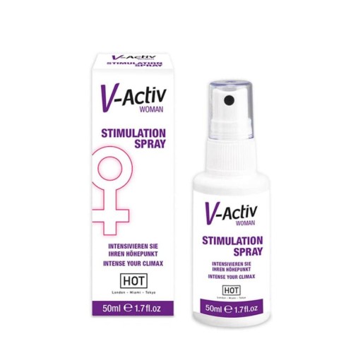 stimulator, Spray Stimulator Pentru Femei V-activ, 50 Ml, pasiune.ro