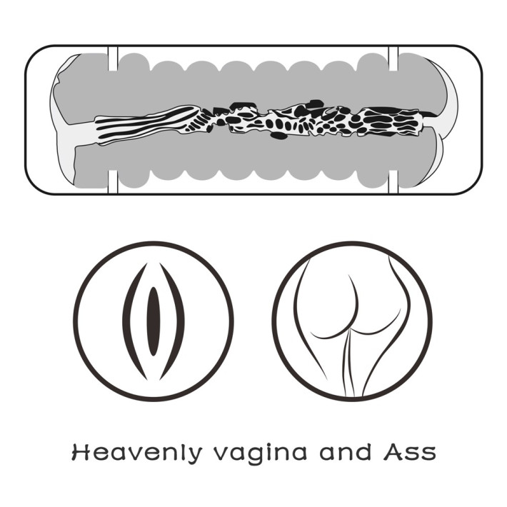 Virgin-skin Blowout Double Side Stroker Vagina And Ass 9
