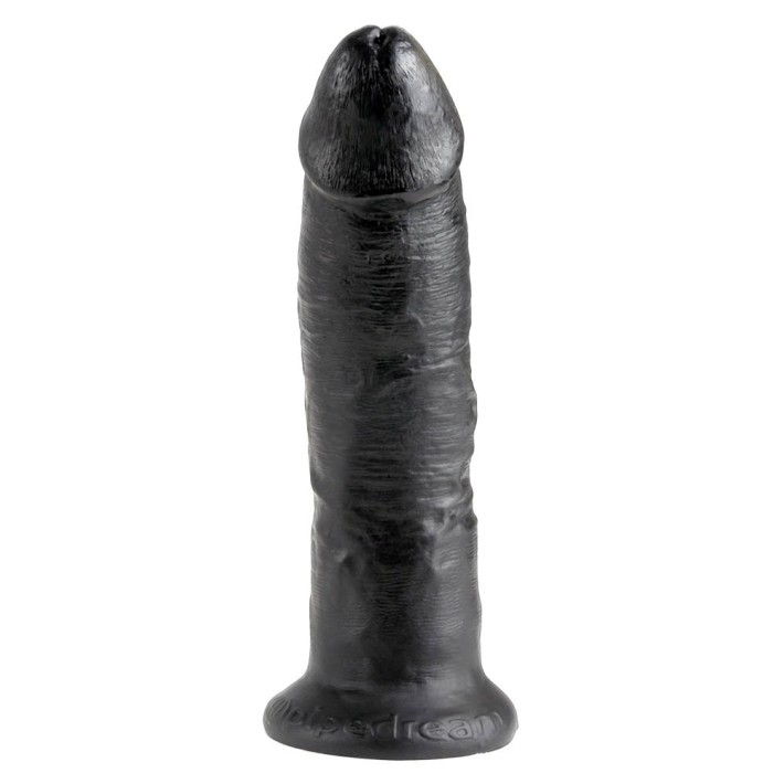 Dildo Clasic Cu Ventuza King Cock, Negru, 22.5 Cm 4