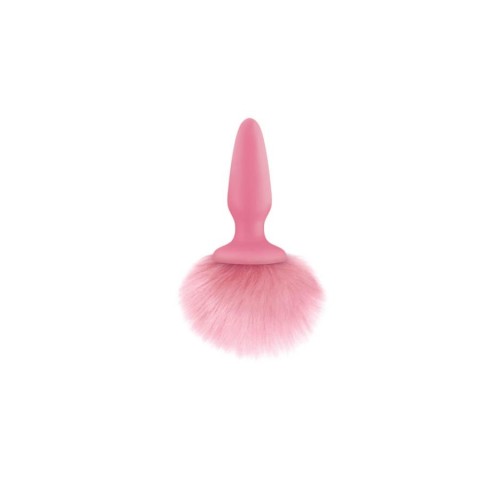 NS Toys, Dop Anal  Cu Codita Pufoasa Bunny Tail, Roz, 7.5 Cm, pasiune.ro
