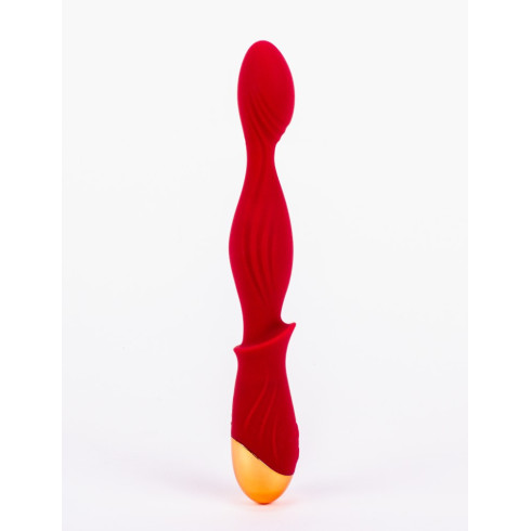 rosu, Vibrator Anal  Cu Functie Incalzire I, Rosu, 22 Cm, pasiune.ro