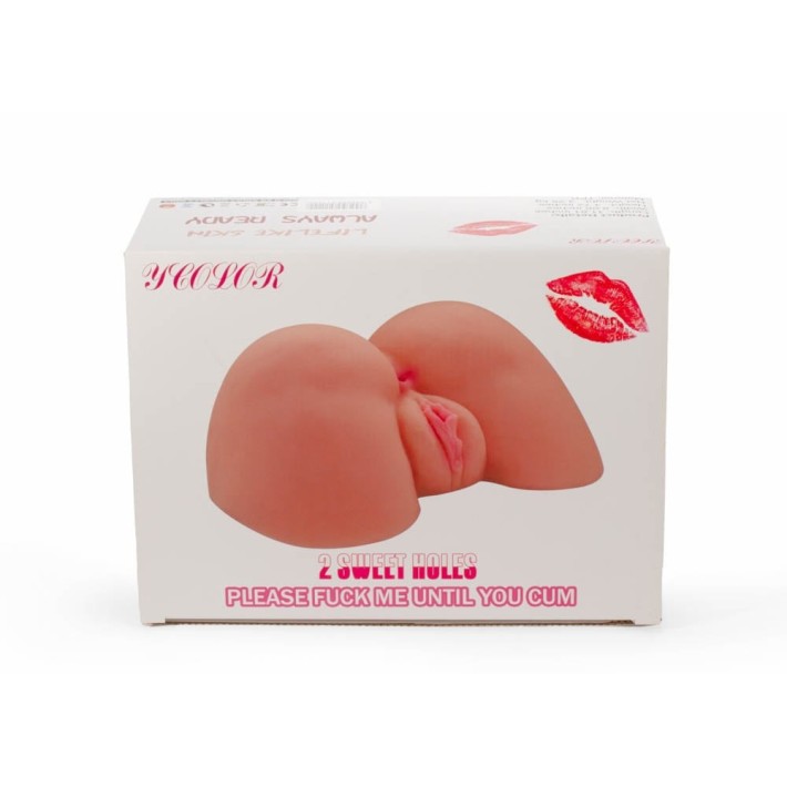 Masturbator 2-in-1 2 Sweet Holes Ii, Natural 8