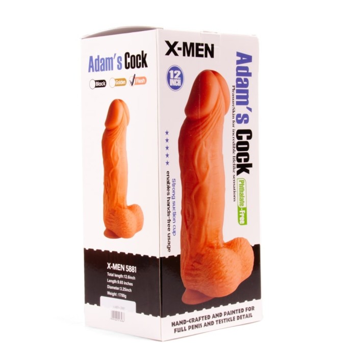 Dildo Realistic Adam's, Natural, 30 Cm 5