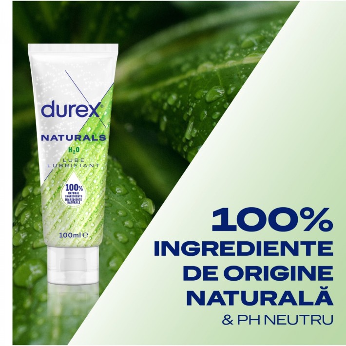 Lubrifiant Durex Naturals H2o, 100 Ml 2