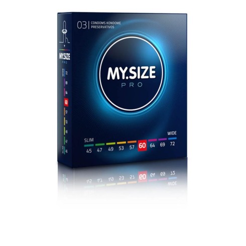 prezervative, Prezervative My Size Pro Diametru 60 Mm (3 Buc.), pasiune.ro