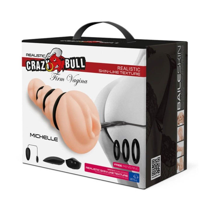 Masturbator Vagin Cu Vibratii Crazy Bull  7