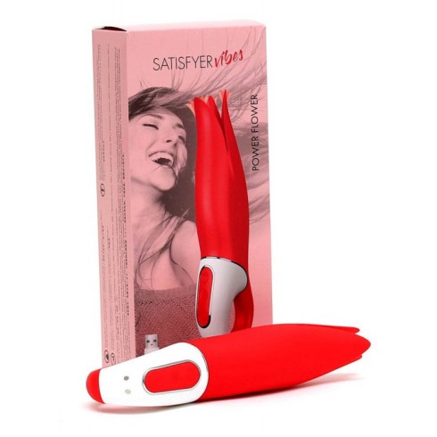 vibrator, Vibrator Satisfyer Vibes Power Flower, pasiune.ro