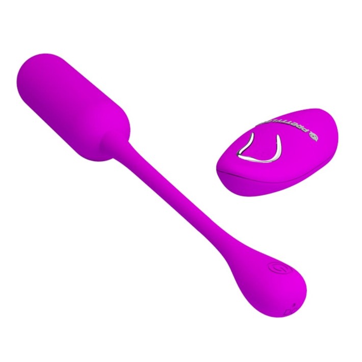 Ou Vibrator Cu Telecomanda Lechies, Violet 4