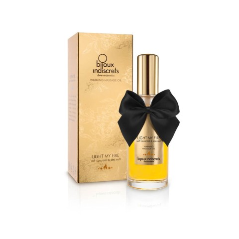 ulei, Ulei De Masaj Cu Efect De Caldura Light My Fire (aroma Caramel + Sare De Mare), 100 Ml, pasiune.ro
