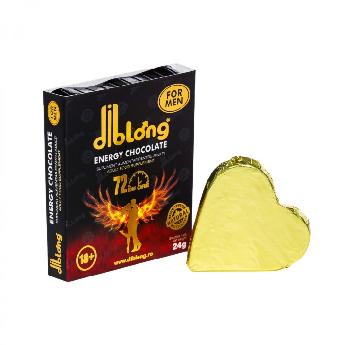 Ciocolata Afrodisiac Diblong Energy Chocolate, Pentru Barbati, 24 Gr 2