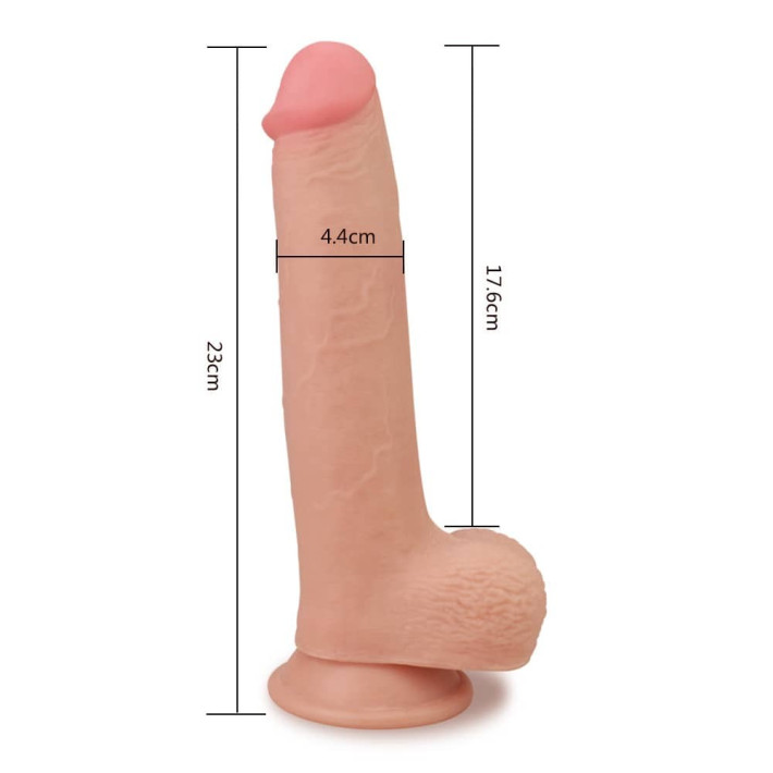 Dildo Ultra Realistic Skinlike, Natural, 23 Cm 2