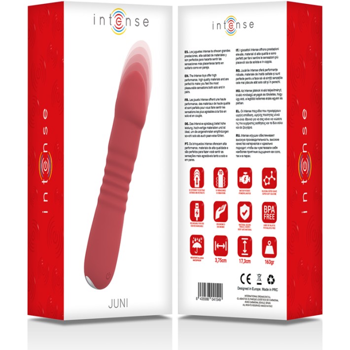 Vibrator Extensibil Intense June Rosu 5