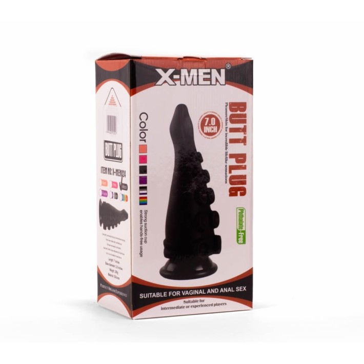Dop Anal Xxl, Negru, 17.5 Cm 4