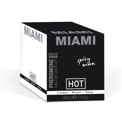 hot, Parfum Cu Feromoni Masculini Miami Spicy Man, 30 Ml, pasiune.ro