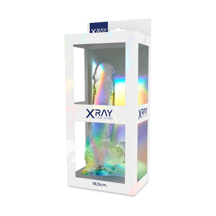 Dildo Xray Transparent 18.5cm 7