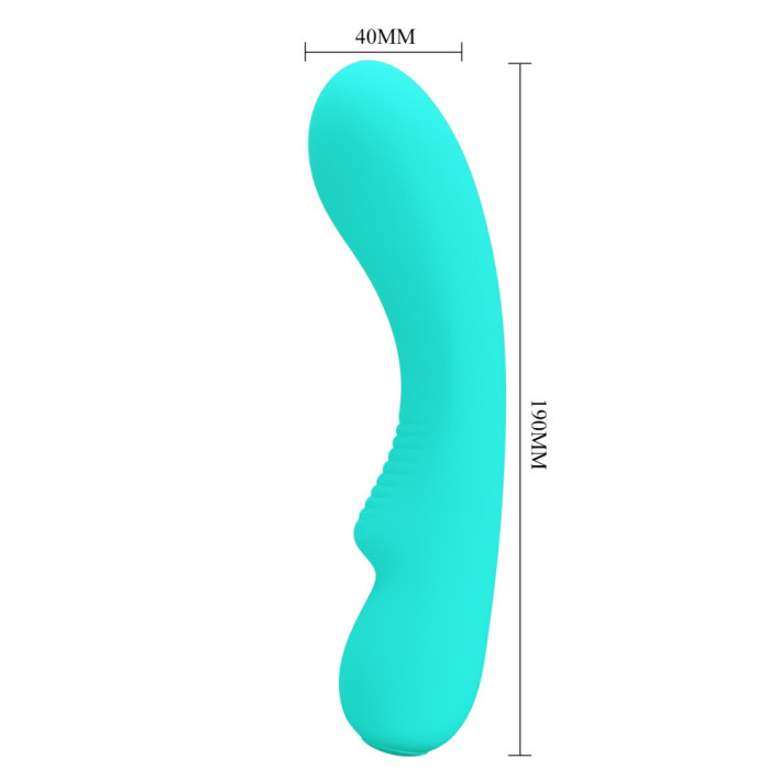 Vibrator Punctul G Matt, Verde, 19 Cm 11