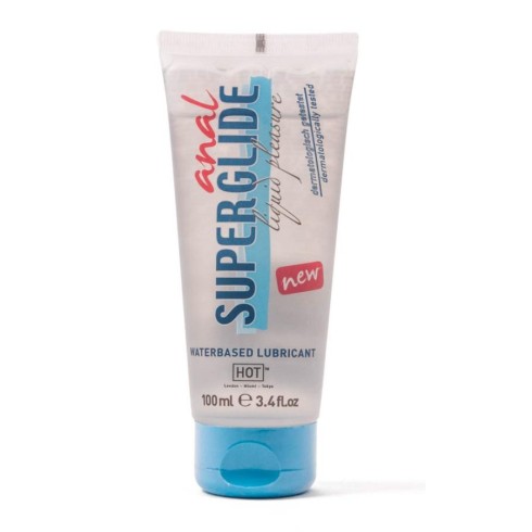 hot, Lubrifiant Anal Pe Baza De Apa Superglide, 100 Ml, pasiune.ro