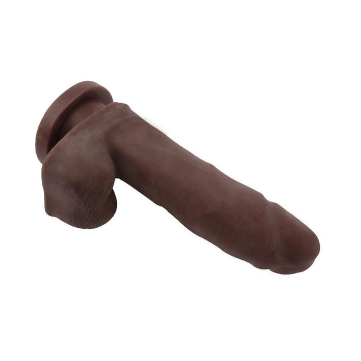 Dildo Clasic Cu Ventuza The Glad Eye, Brun, 15 Cm 3