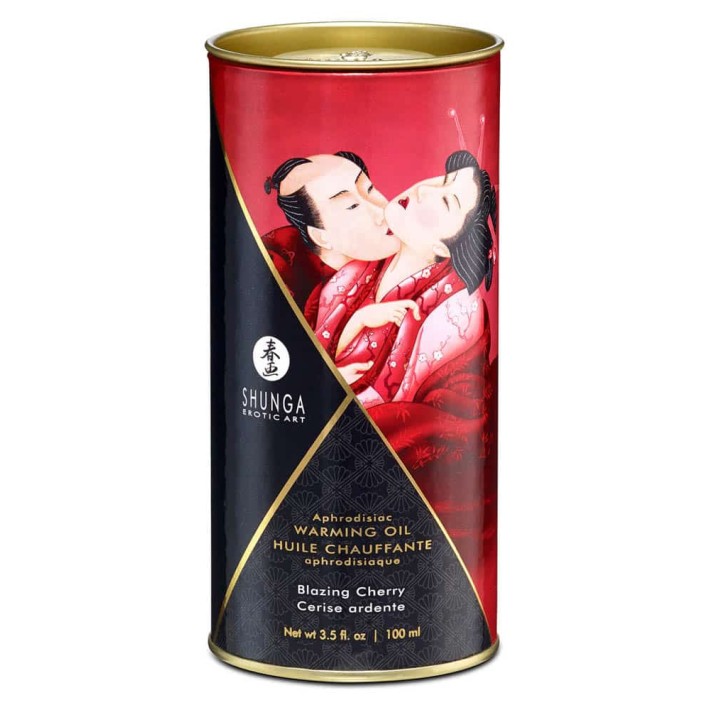 Ulei Afrodiziac Cu Efect De Caldura Blazing Cherry, 100 Ml 4