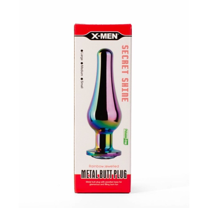 Dop Anal Cu Bijuterie Secret Shine Metal S, Multicolor,  5