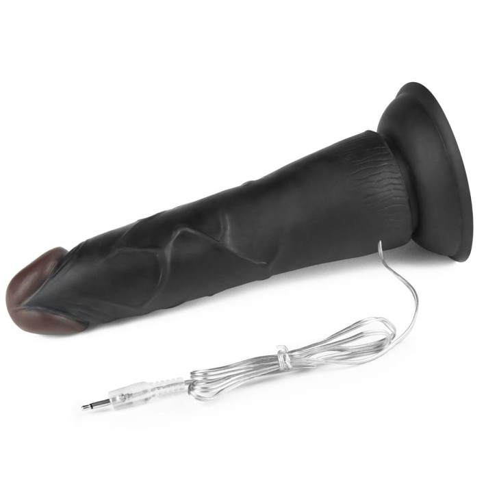Set Ham Strap-on Si Dildo Cu Vibratii Easy Strapon, Negru, 19 Cm 6