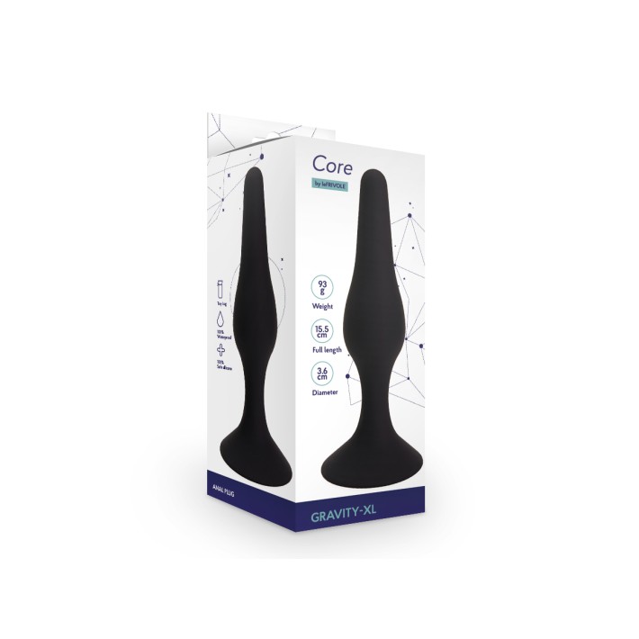 Plug Anal Gravity Negru 3