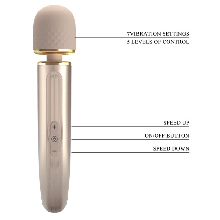 Pretty Love Interesting Massager Gold 10