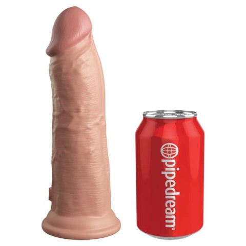 silicone, Dildo Clasic Cu Ventuza Dual Density Silicone Cock, Natural, 20 Cm, pasiune.ro
