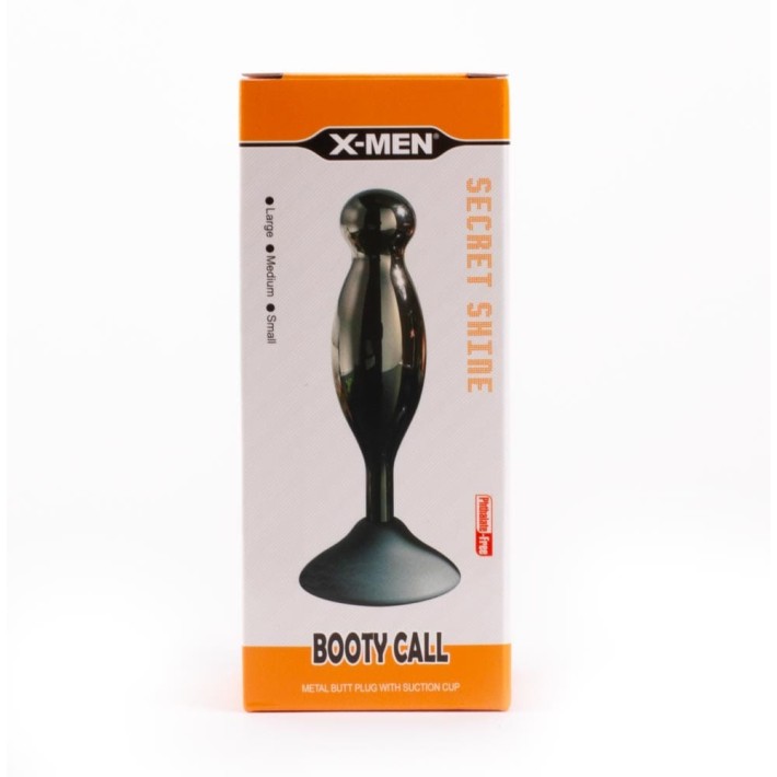 Dop Anal Cu Bijuterie Secret Shine Booty Call L Vi, Negru Metalic, 15 Cm 3