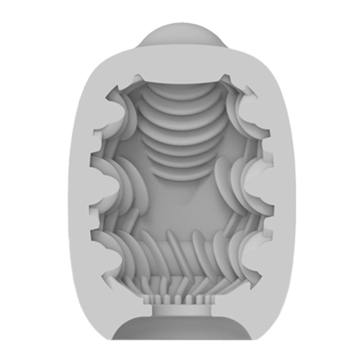 Vibeggs - Ribs Delight - Vibrating Masturbation Sleeve - White 8