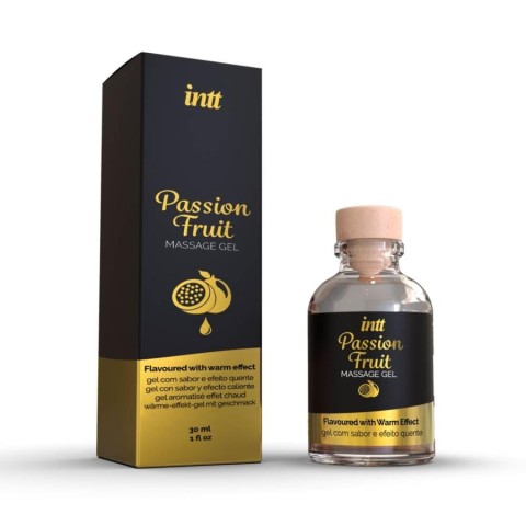 Intt, Gel Stimulant Cu Efect Incalzire Si Aroma Fructul Pasiunii, 30 Ml, pasiune.ro