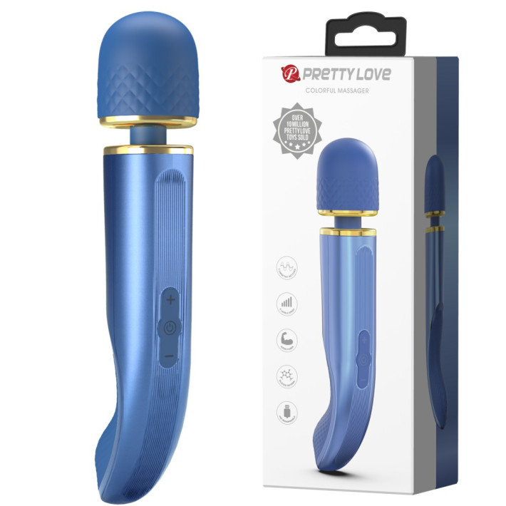 Pretty Love Colorful Massager Blue 4
