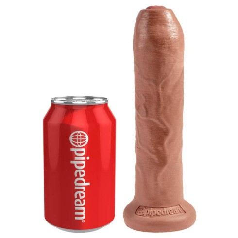 pvc, Dildo Realistic King Cock Necircumcis, Natural, 17.5 Cm, pasiune.ro