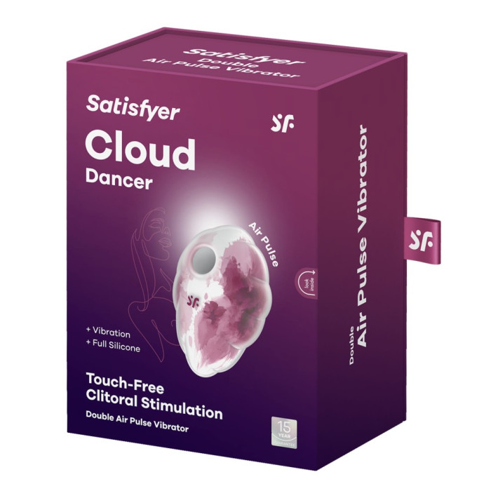Vibrator Clitoridian Air Pulse + Vibratii Cloud Dancer, Roz 6