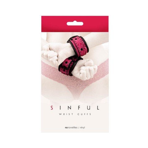 NS Toys, Catuse Sexy Sinful, Negru + Roz, pasiune.ro