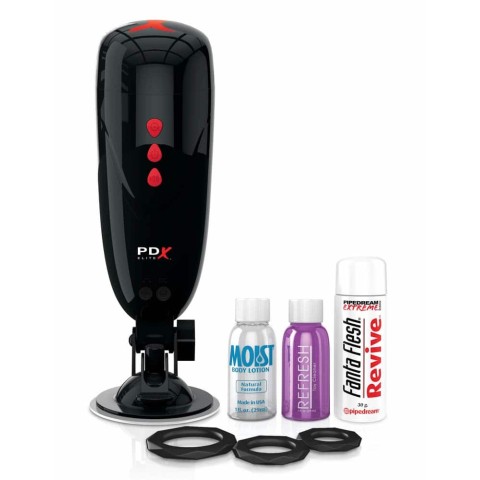 Pipedream - PDX Elite, Masturbator Cu Vibratii Si Functie Audio Dirty Talk Starter Stroker, pasiune.ro