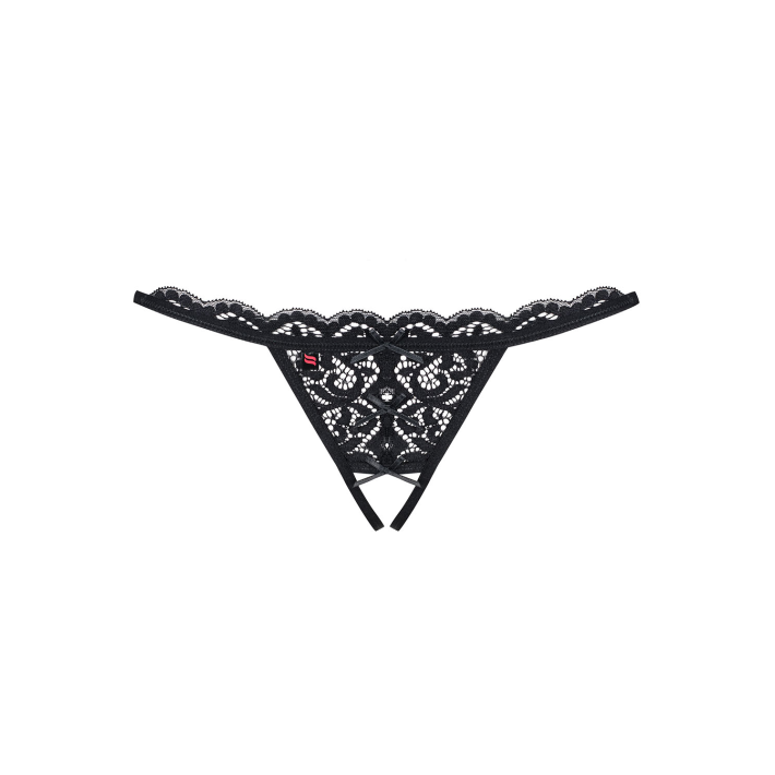 Chilotei Tanga Decupati Sexy, Negru, S/m 10