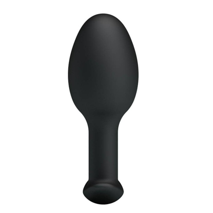 Dop Anal Heavy Balls Silicone Butt Plug 1, Negru, 8 Cm 7