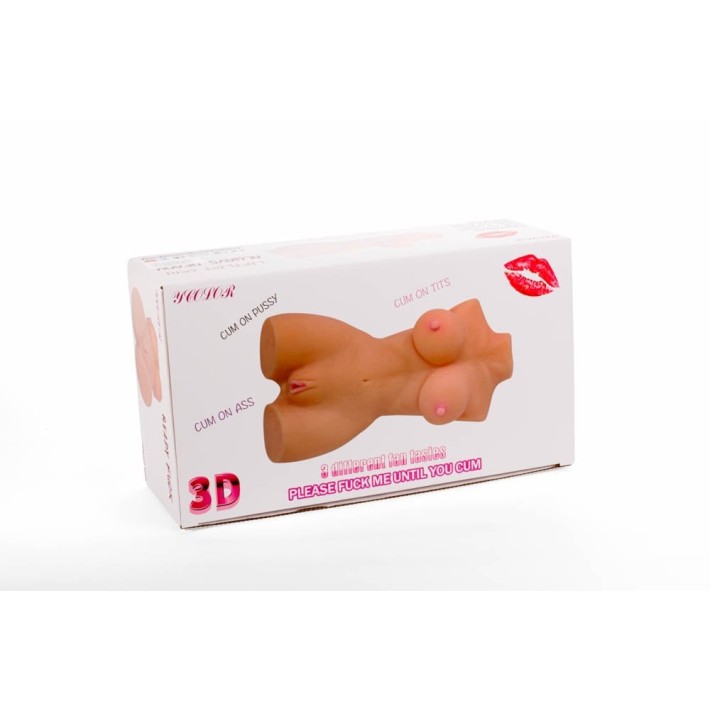 Masturbator 2-in-1 Double Hole 3d Vi 8