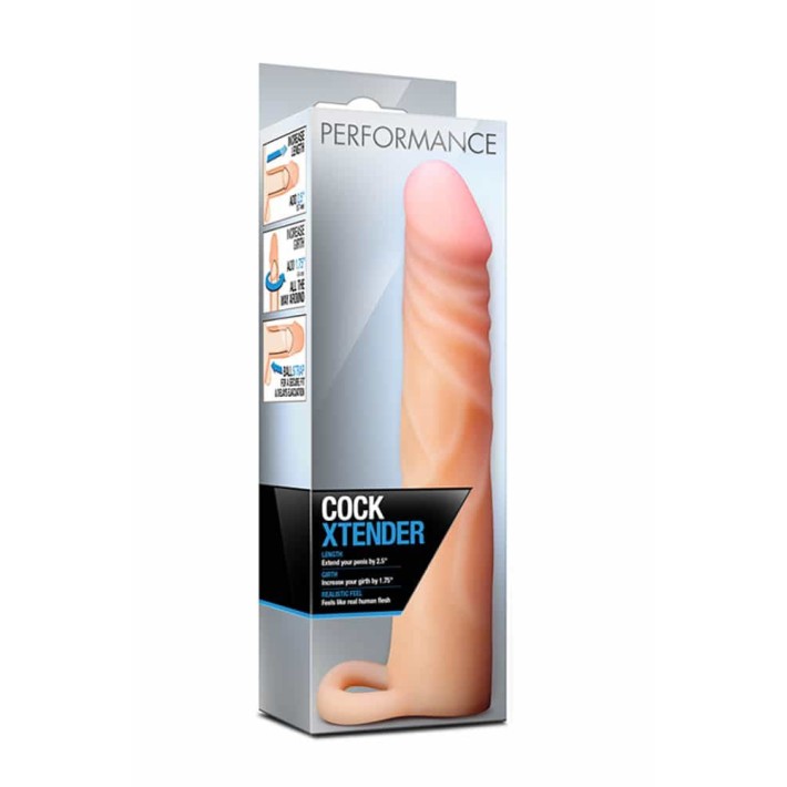 Extensie/manson Penis Performance Cock Xtender, Bej, +6 Cm 2